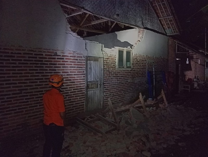 Gempa Garut, Jawa Barat. (Dok: BNPB)