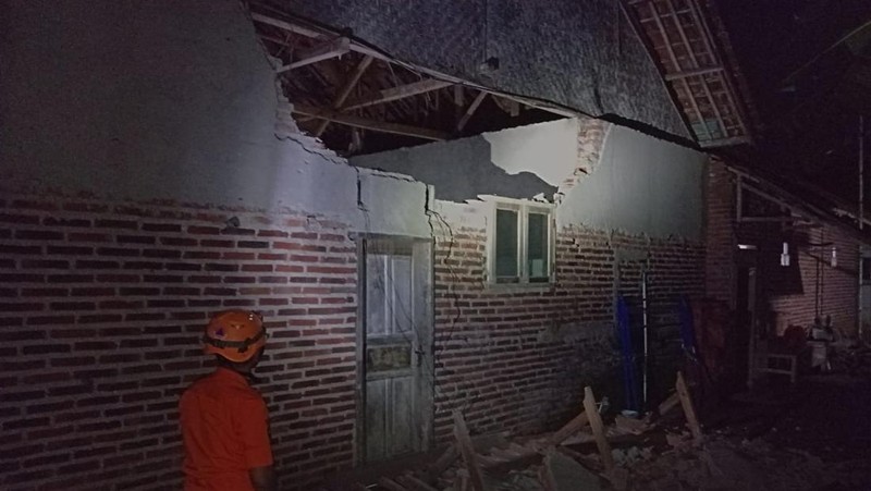 Gempa Garut, Jawa Barat. (Dok: BNPB)