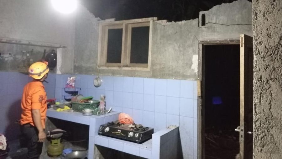 Gempa Garut, Jawa Barat. (Dok: BNPB)