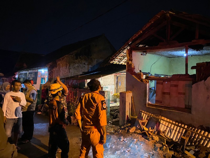 Gempa Garut, Jawa Barat. (Dok: BNPB)