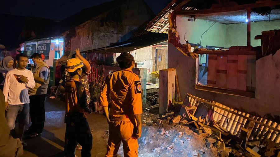 Gempa Garut, Jawa Barat. (Dok: BNPB)