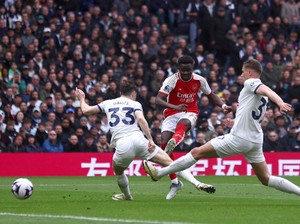 Arsenal Ungguli Tottenham 3-0 di Babak Pertama