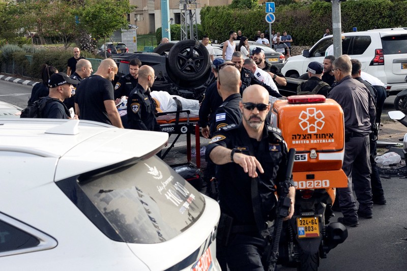 Menteri Keamanan Nasional Israel, Itamar Ben-Gvir, mengalami kecelakaan mobil dan dilarikan ke rumah sakit. Ben-Gvir celaka gara-gara menerobos lampu merah. (REUTERS/Tomer Appelbaum) Menteri Keamanan Nasional Israel, Itamar Ben-Gvir, mengalami kecelakaan mobil dan dilarikan ke rumah sakit. Ben-Gvir celaka gara-gara menerobos lampu merah. (REUTERS/Tomer Appelbaum)