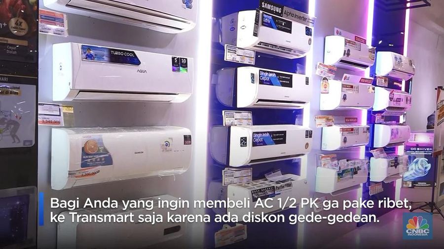 Promo di Transmart, AC 1/2 PK 2 Jutaan