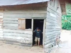 Rumah Warga Hanyut Diterjang Luapan Sungai Teriti di OKU Selatan