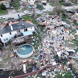 AS Porak-poranda, Tornado 'Gulung' Texas hingga Oklahoma-5 Tewas