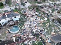 AS Porak-poranda, Tornado 'Gulung' Texas hingga Oklahoma-5 Tewas