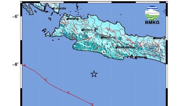 Garut Ditetapkan Bahlil Kawasan Rawan Tsunami, Ternyata Ada Megathrust