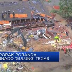 Video: AS Porak-poranda, Tornado 'Gulung' Texas Hingga Oklahoma
