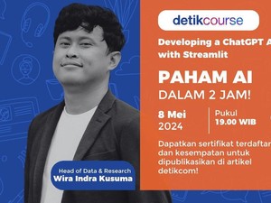 Kelas AI detikCourse Episode 2: Belajar AI, ChatGPT, dan Streamlit dengan Mudah!