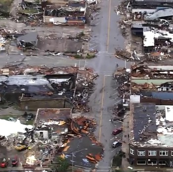 Rata Sama Tanah! Potret Porak-Poranda Rumah di AS Diterjang Tornado
