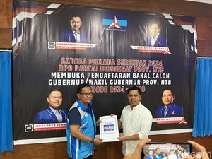 Ketua Gerindra Kota Mataram Daftar Pilwalkot Lewat Demokrat