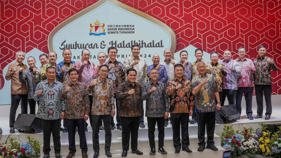 Menteri BUMN Erick Thohir dan Pengusaha Kadin Indonesia. (Istimewa)