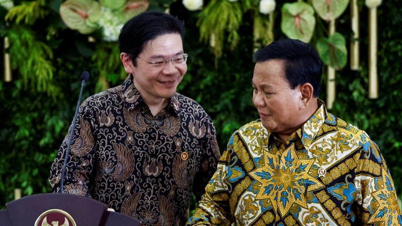 Presiden Joko Widodo menerima PM Singapura Lee Hsien Loong, di Istana Kepresidenan Bogor, Jawa Barat, Senin (29/04/2024). ( X @setkabgoid)