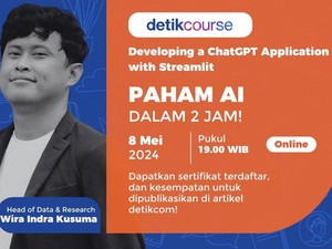 Kursus AI & ChatGPT detikCourse: Materi Lengkap, 100% Online, dan Bersertifikat!