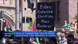 Video: Polisi AS Tangkap Lebih Dari 150 Orang Demonstran Pro-Palestina