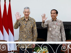 Jokowi Bahas Rencana Ekspor Listrik RI dengan PM Singapura