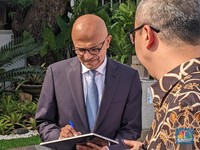 Ketemu 28 Menit, Ini Bocoran Pembicaraan Jokowi dan CEO Microsoft