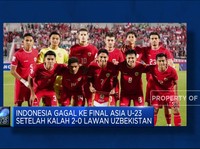Indonesia Gagal Ke Final Piala Asia U-23, Kalah 2-0 Lawan Uzbekistan