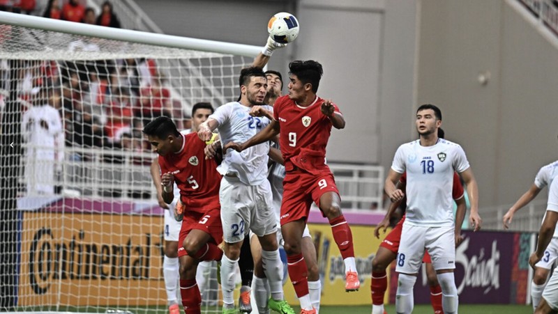 Indonesia harus gagal ke Final Piala Asia U-23 setelah ditekuk Uzbekistan dengan skor 2-0. (Dok. AFC)