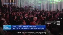 Luhut Sebut 14 Kepala Negara hingga 50 ribu Peserta Hadiri WWF di Bali