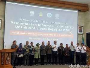 BMKG Luncurkan Aplikasi Cegah DBD Berbasis Iklim di Bali