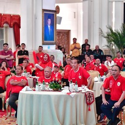 Nobar Timas U-23 di Istana Negara Ternyata Inisiatif Jokowi