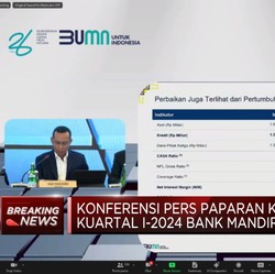 Video: Q1-2024, Bank Mandiri Cetak Laba Rp 12,7 Triliun