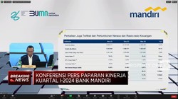 Video: Q1-2024, Bank Mandiri Cetak Laba Rp 12,7 Triliun