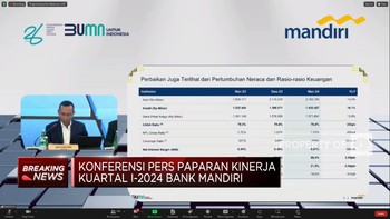 Video: Q1-2024, Bank Mandiri Cetak Laba Rp 12,7 Triliun