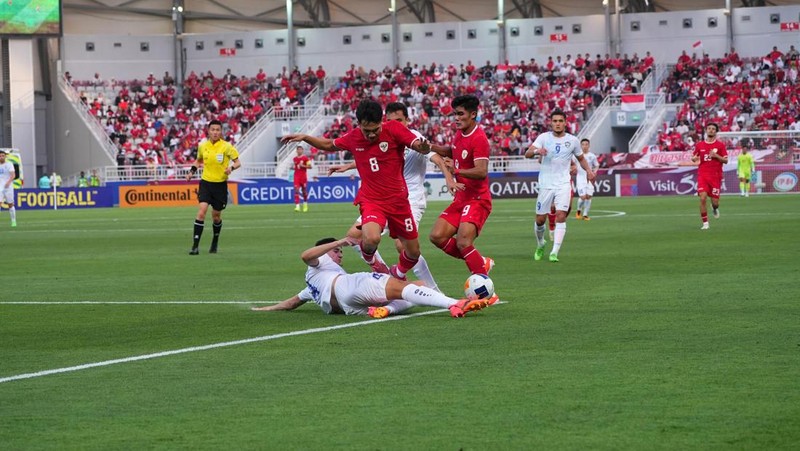 Indonesia harus gagal ke Final Piala Asia U-23 setelah ditekuk Uzbekistan dengan skor 2-0. (Dok. AFC)