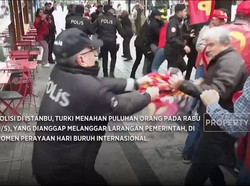 Aksi May Day Di Istanbul Berujung Ricuh, Polisi Tahan Puluhan Massa