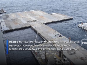 AS Bangun Dermaga Di Lepas Pantai Gaza Untuk Datangkan Bantuan