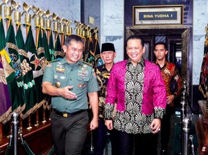 Usai Temui KSAD, Ketua MPR Minta Alutsista-Kesejahteraan TNI Ditingkatkan