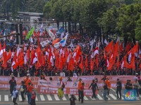 Gelar May Day Fiesta, Buruh Satukan Suara Tolak Aturan Ini