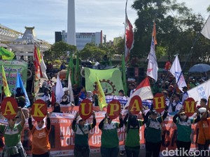 Awas Macet di Sejumlah Titik Ini! Ada Ribuan Buruh Demo Surabaya