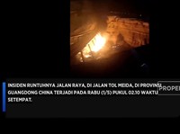 Insiden Jalan Tol Runtuh di China, 19 Tewas