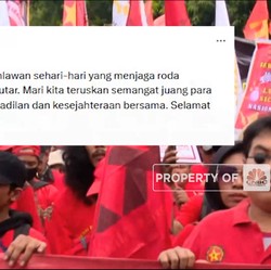 Jokowi: Buruh Pahlawan Perekonomian