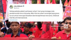 Jokowi: Buruh Pahlawan Perekonomian