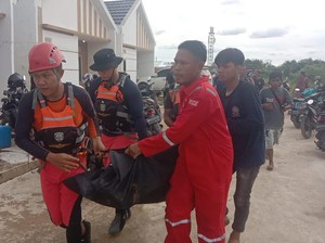 Aldo Ditemukan Tewas 30 Meter dari Lokasi Tenggelam di Sungai Borang