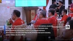 Presiden Jokowi Optimis Timnas U-23 Tembus Olimpiade 2024 Paris