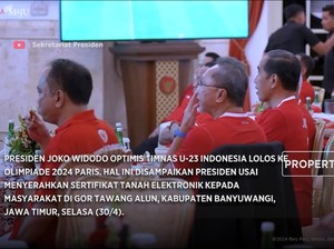Presiden Jokowi Optimis Timnas U-23 Tembus Olimpiade 2024 Paris