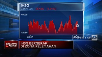 Video: Ambruk Nyaris 2%, IHSG Merosot ke Level 7.000-an