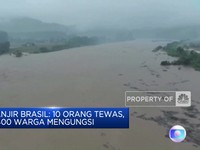 Video: Banjir Brasil, 10 Orang Tewas & 3400 Warga Mengungsi