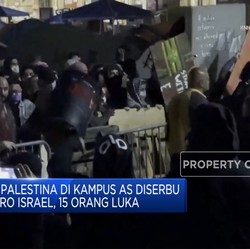 Video: Pedemo Palestina di Kampus AS Diserbu Massa Pro Israel