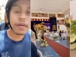 Dihujat! 2 Pria Pamer Numpang Makan Gratis di Kondangan