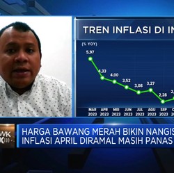 Inflasi April Diramal Masih Tinggi, Efek Harga Bawang Merah Cs Naik?