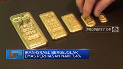 Video: Iran-Israel Begejolak Emas Perhiasan Naik 7,4%