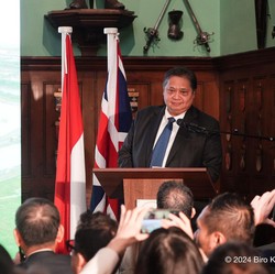 Di Depan 100 Pengusaha Inggris, Airlangga Bongkar Rahasia Ekonomi RI