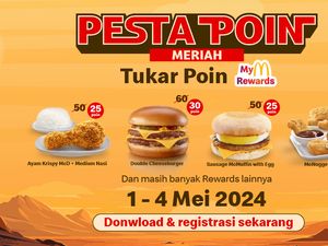 Diskon Poin 50%! McDonalds Indonesia Gelar Promo untuk Menu Favorit